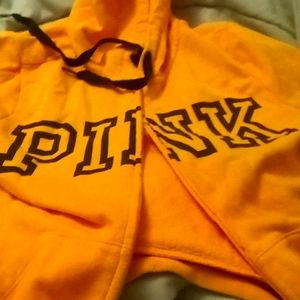 A yellow orange sweater by Pink a kids large